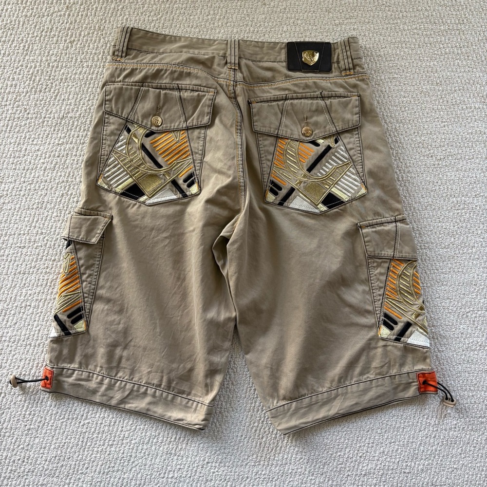 Vintage COOGI Khaki Cargo Shorts Size 38